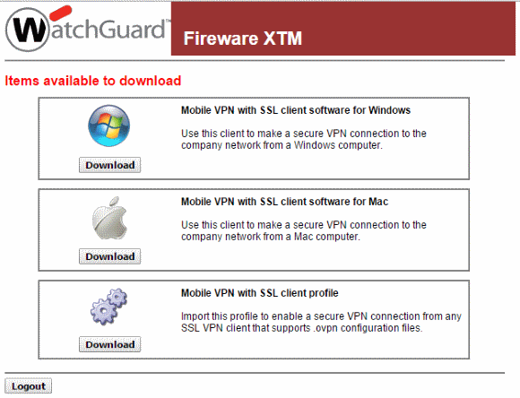 Watchguard vpn ssl client download